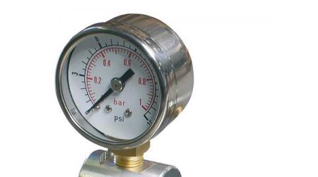 Druckprüfmanometer 
0-15psi (0-1,0 bar)