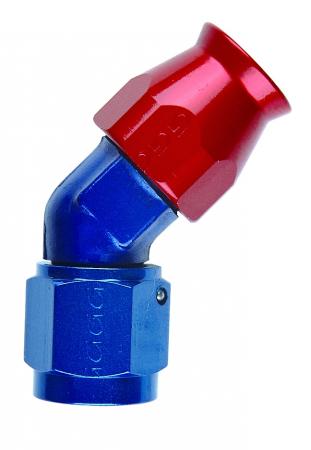 JIC Anschluss 45° Dash 06 JIC  9/16-18 geschmiedet 
für PTFE Schlauch Serie 600 Goodridge 