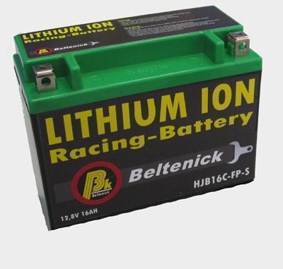 Beltenick Rennbatterie 12V 2,4AH - 140CCA LiFePo4
Lithium Ionen 0,6 kg