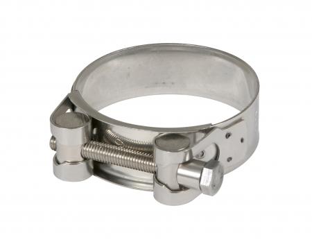 HD Edelstahl Spezial-Bandschelle 
52mm-55mm Ø