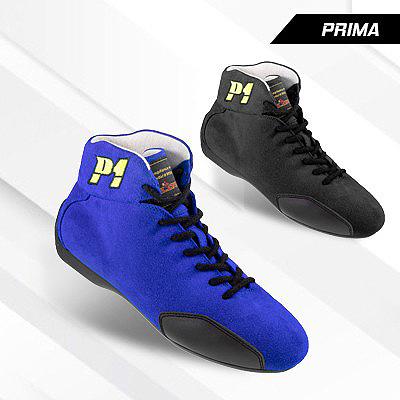 P1 Prima Rennschuh mit Hologrammlabel 
Homologation FIA 8856-2000