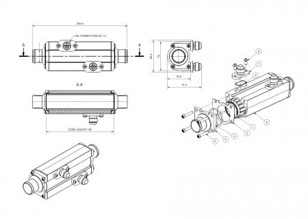 Laminova Ölkühler Wärmetauscher 182mm / 255mm
Dual Core / Doppelkern