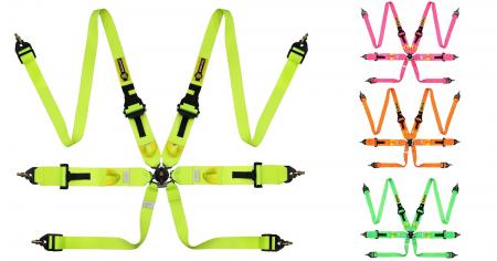 Beltenick FIA 76/50mm HANS Gurt Neon / Fluo 
FIA 8853-2016