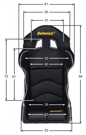 Beltenick Rennsitz RST 900 Ohrenschalensitz
Größe L, schwarz, Stoff (Mesh)