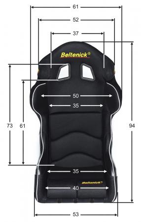 Beltenick Rennsitz RST 900 Ohrenschalensitz
Größe M, schwarz, Stoff (Mesh)