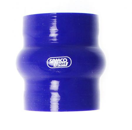 Samco Schlauch 45mm 
 mit Ausgleichswulst blau