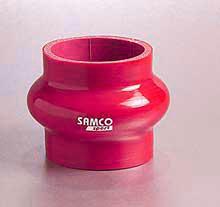 Samco Schlauch 45mm 
 mit Ausgleichswulst rot