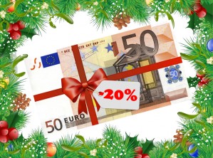 Weihnachts-Geschenkgutschein Gutscheinwert: 50.- €
