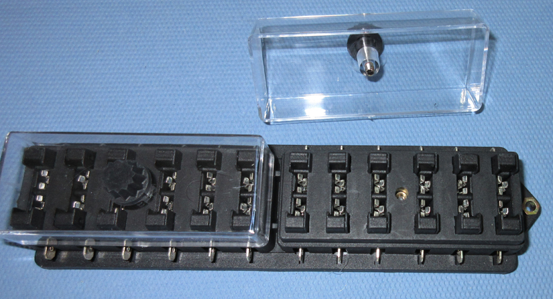 Sicherungshalter 12-24V Sicherungskasten 12fach - Audiopipe
