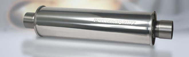 Powersprint Schalldämpfer, Ø 63,5 mm
